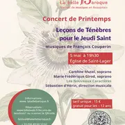 Concert de Printemps - Leçons de Ténèbres de François Couperin