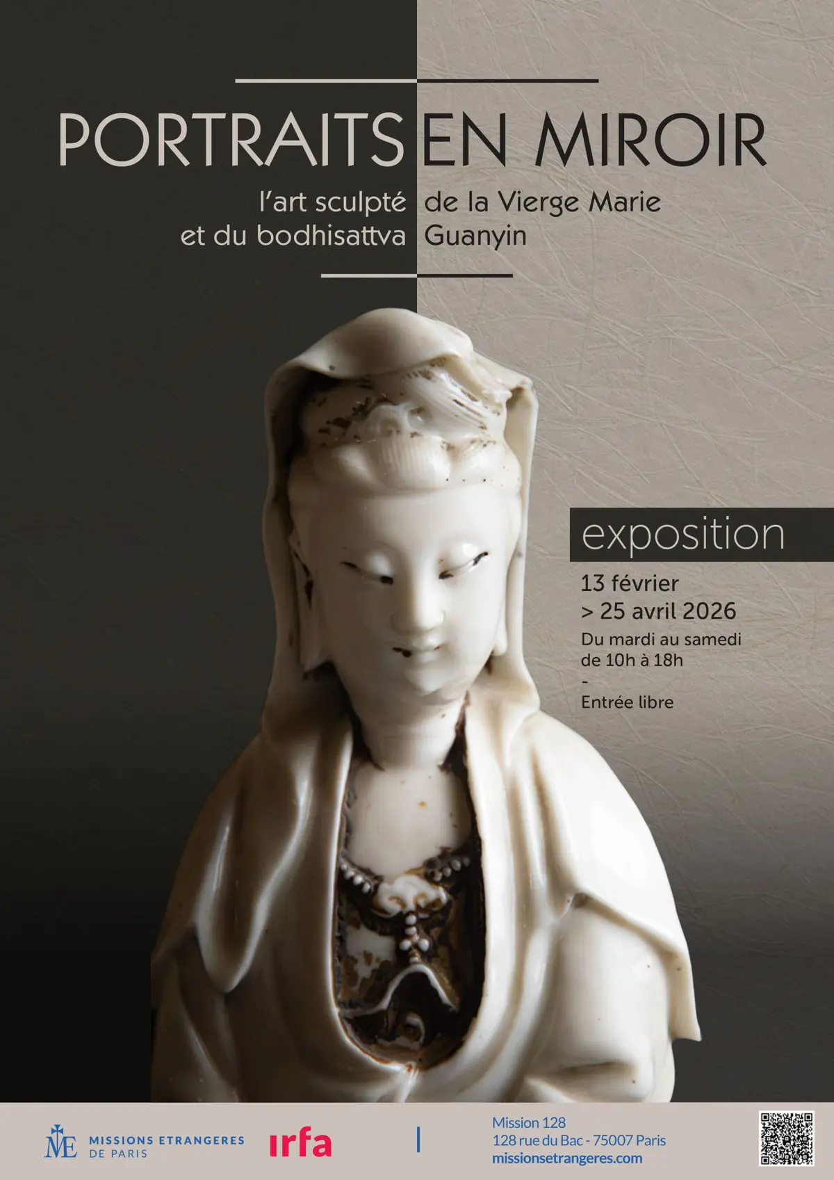 Portraits en miroir : l’art sculpté de la Vierge Marie et du bodhisattva Guanyin