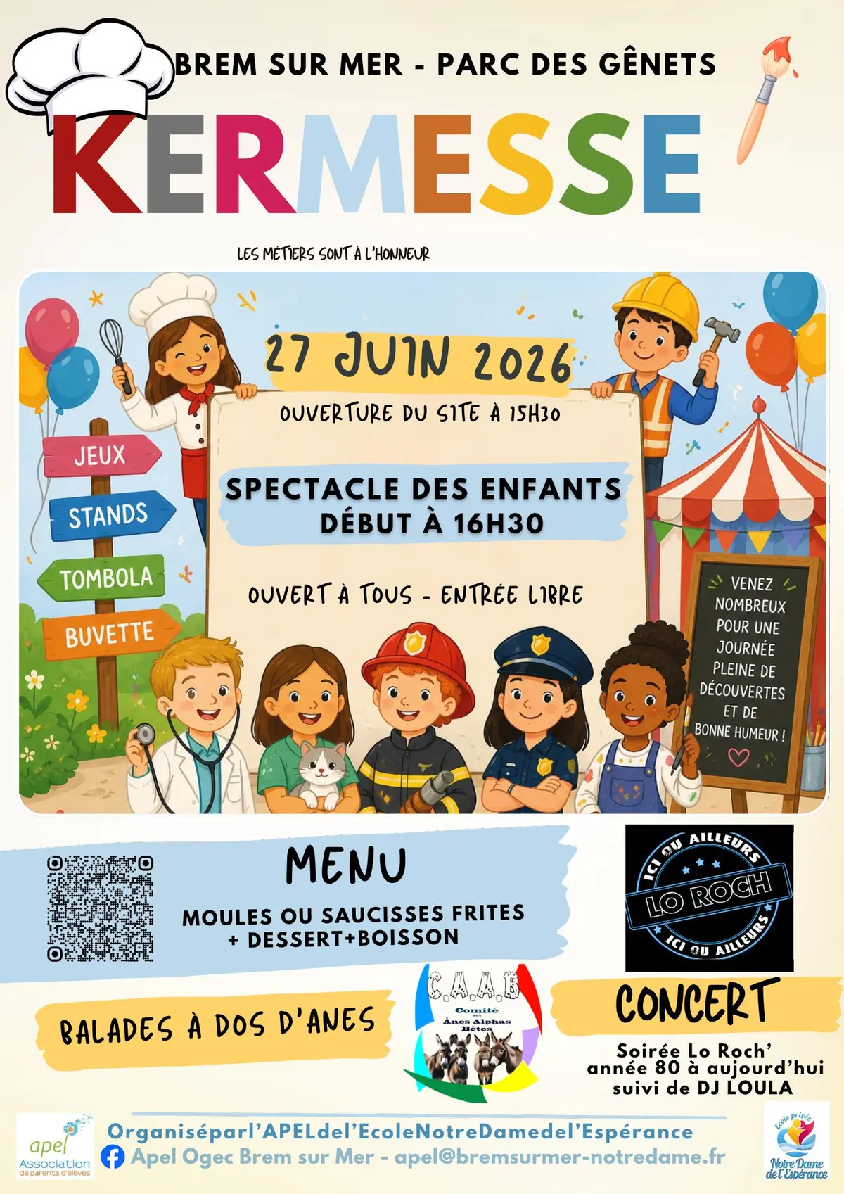 Kermesse de l'école Notre Dame de l'Espérance