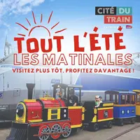 Les Matinales de la Cité du Train : visiter le musée ferroviaire de Mulhouse dès l'ouverture &copy; Cité du Train - Patrimoine SNCF