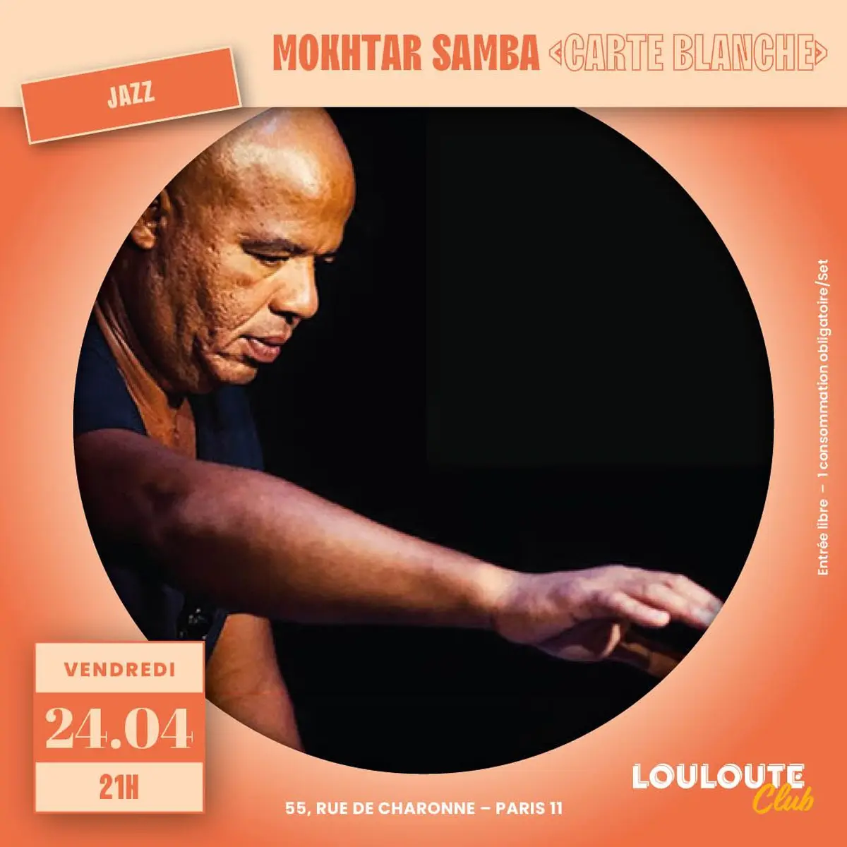 Carte Blanche Mokhtar Samba (Jazz)