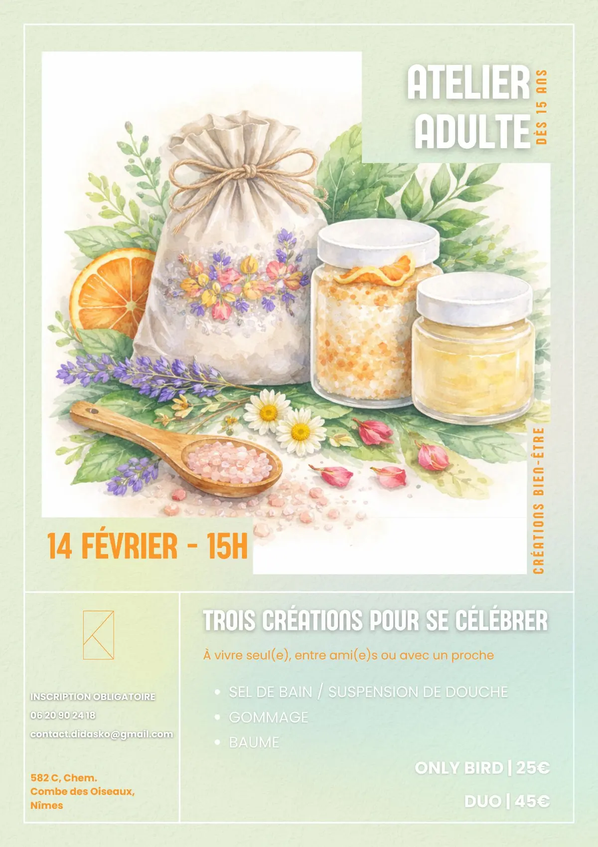 Atelier Adulte - Soins Naturels