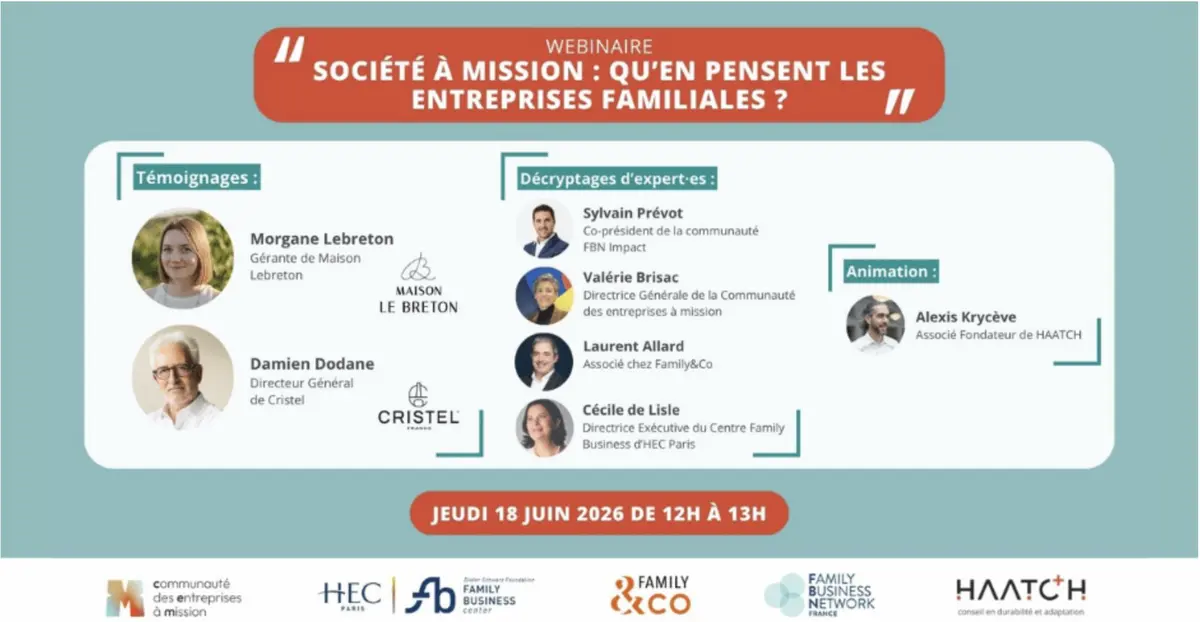 Société à mission : qu’en pensent les entreprises familiales ? (2nd édition)
