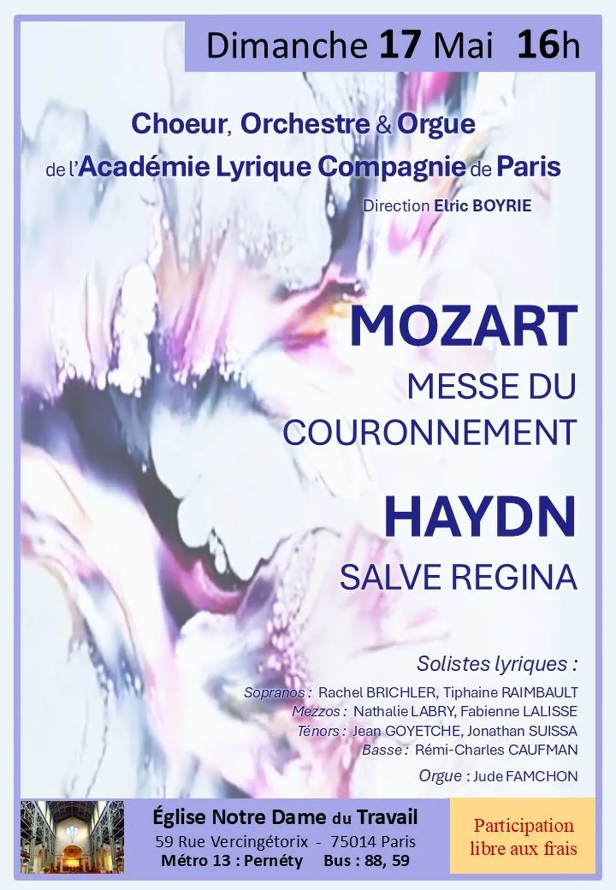 MOZART  :  Messe du Couronnement  et  HAYDN  :  Salve Regina