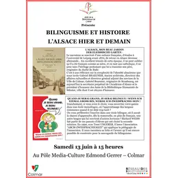 Bilinguisme et histoire : l'Alsace hier et demain