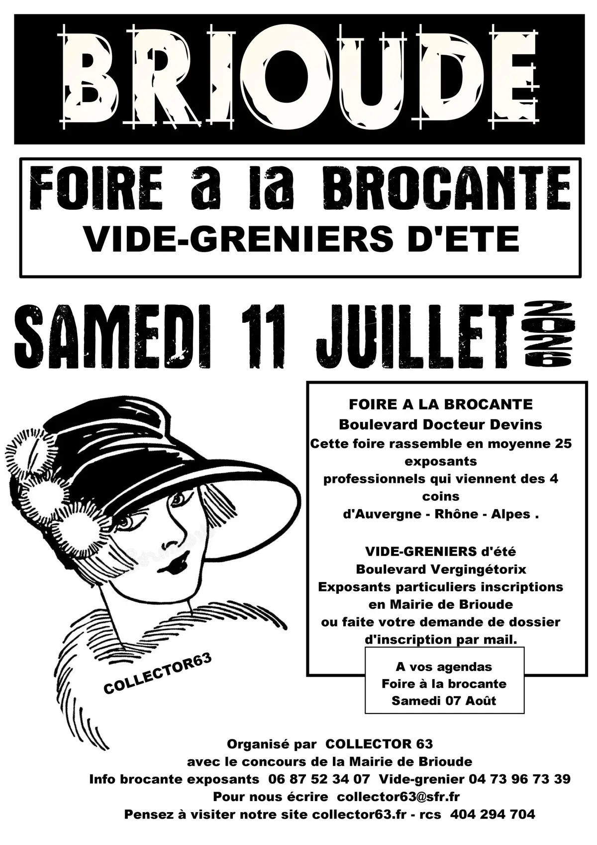 Foire a la brocante et son vide-greniers d'été