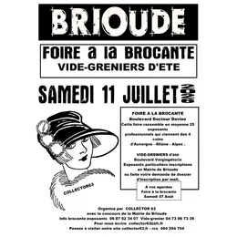 Foire a la brocante et son vide-greniers d'été