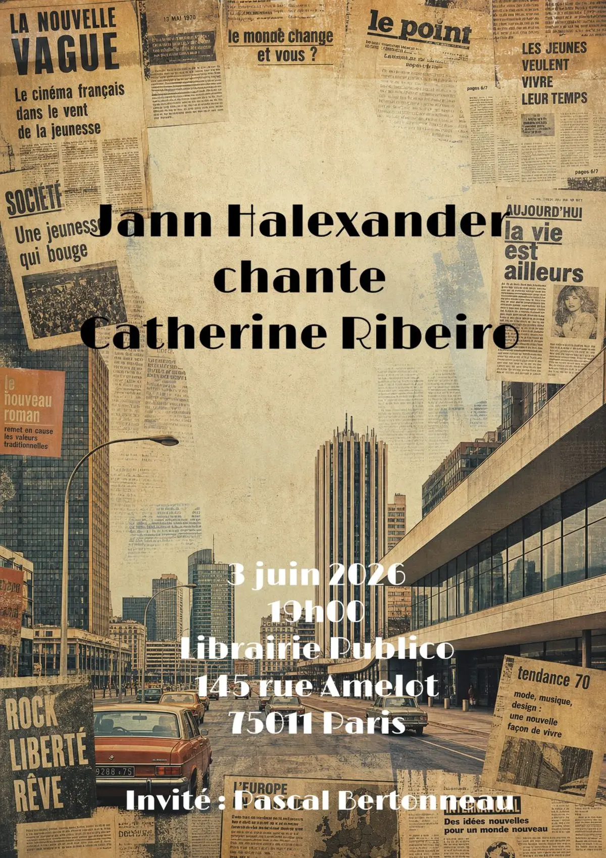 Jann Halexander chante Catherine Ribeiro