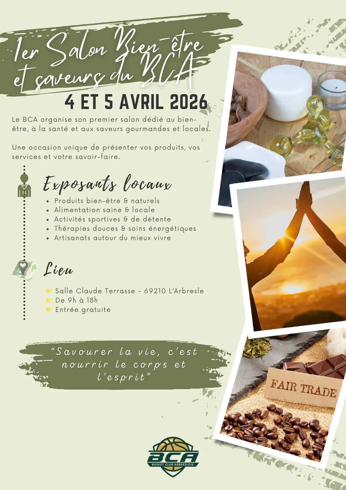 Salon Bien-être et saveurs