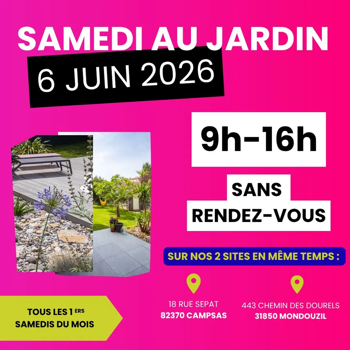Samedi au jardin