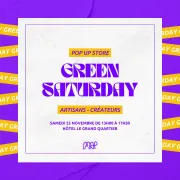 Pop up store Green Saturday