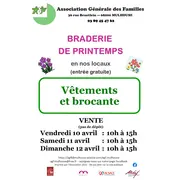 Braderie de printemps