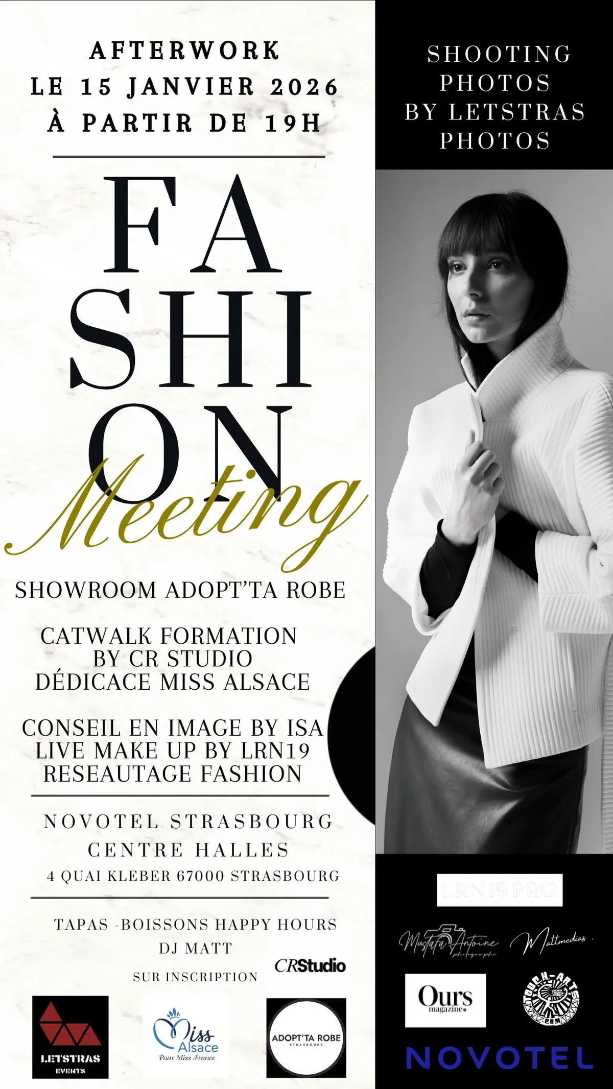 Afterwork fashion meeting - shooting/showroom/cours/atelier/dédicace/live/dj