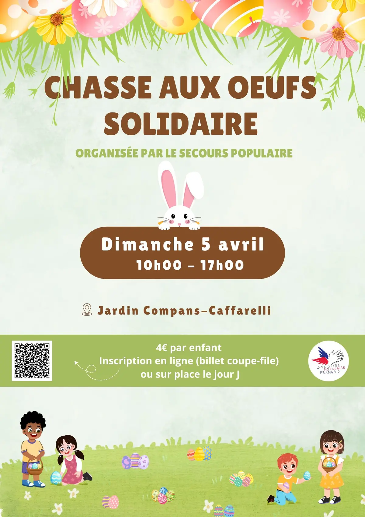 Chasse aux oeufs solidaire