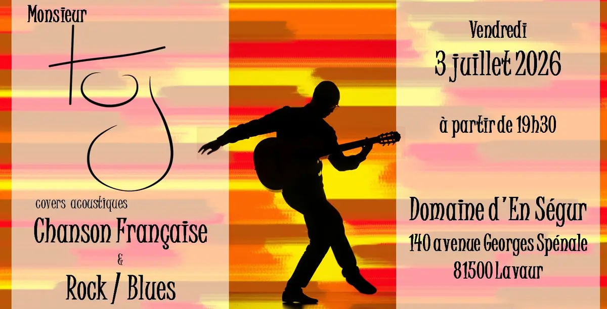 Monsieur Tuj - covers acoustiques Chansons françaises & Rock/Blues