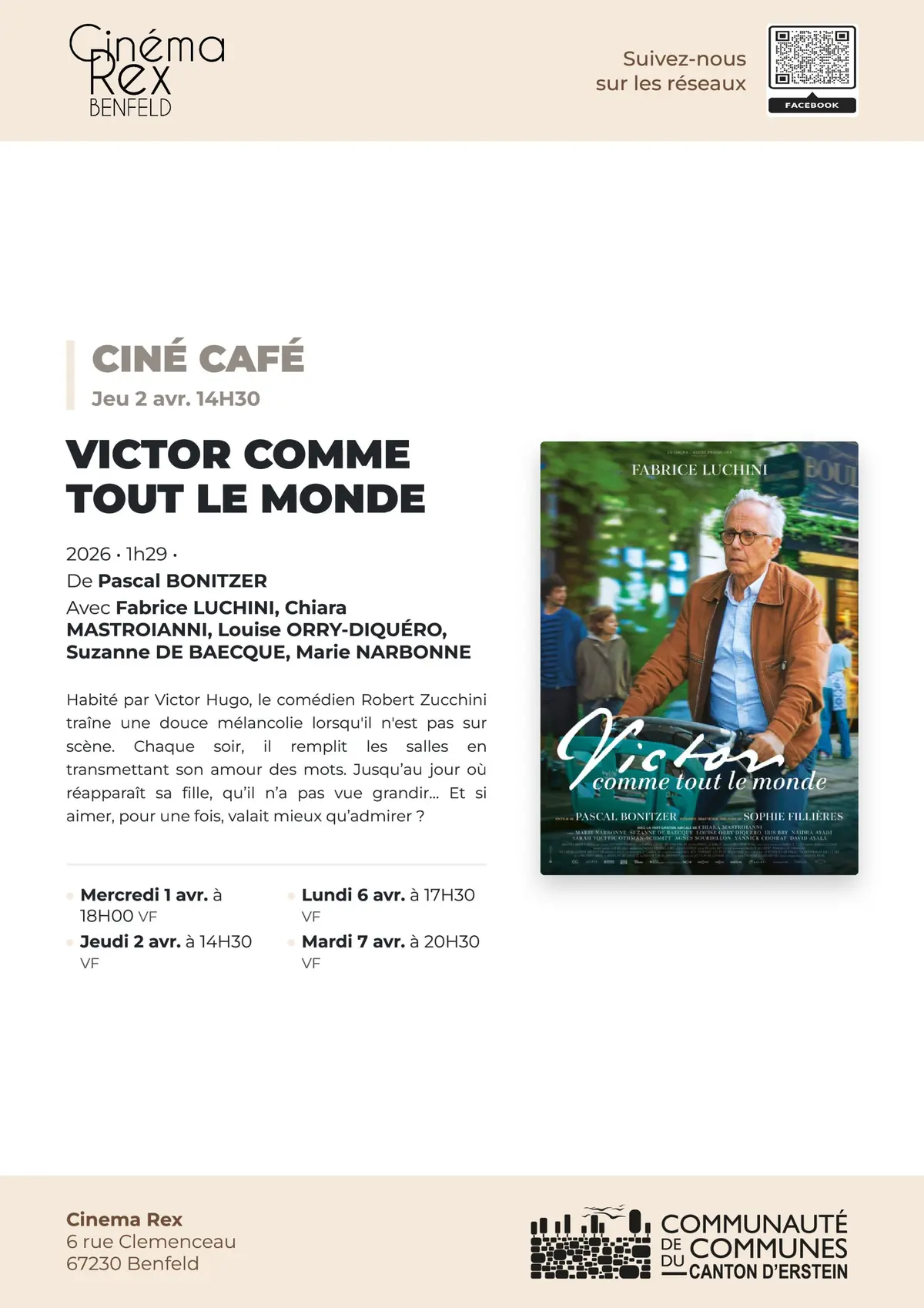 Ciné café : Victor comme tout le monde