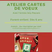 Atelier parent-enfant Cartes de voeux