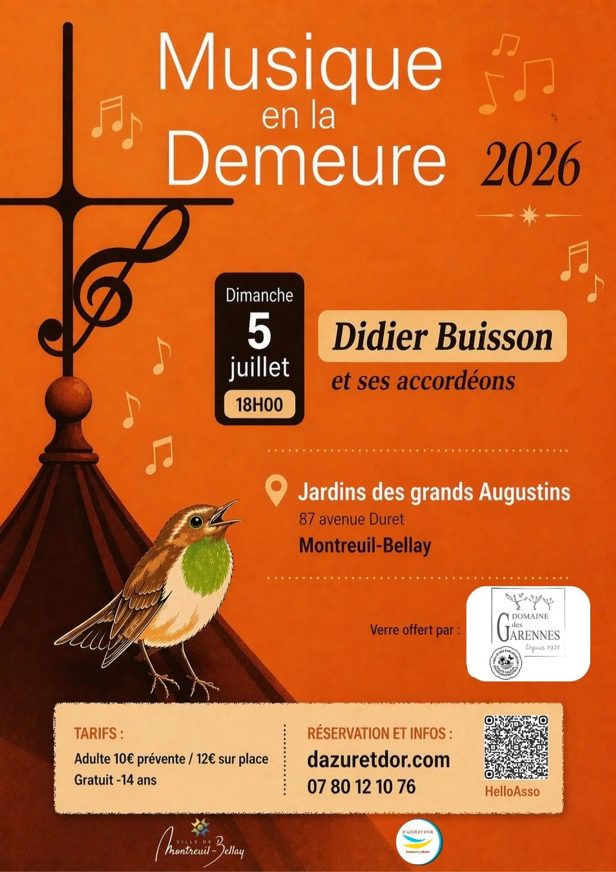 Musique en la demeure - Didier BUISSON et ses accordéons