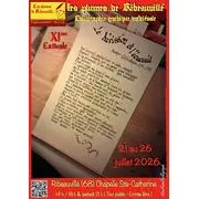 11° Estivale de la calligraphie gothique médiévale - Les plumes de Ribeauvillé