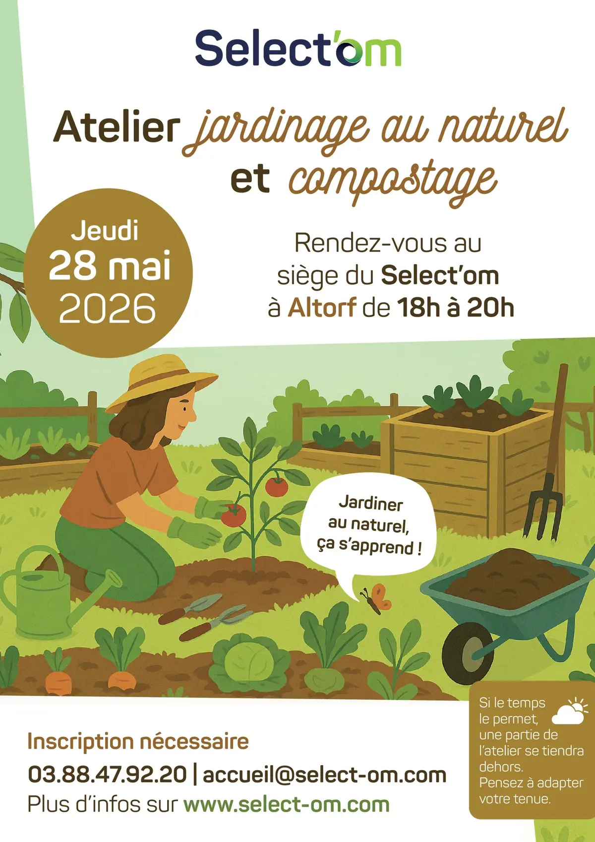 Atelier jardin au naturel et compostage