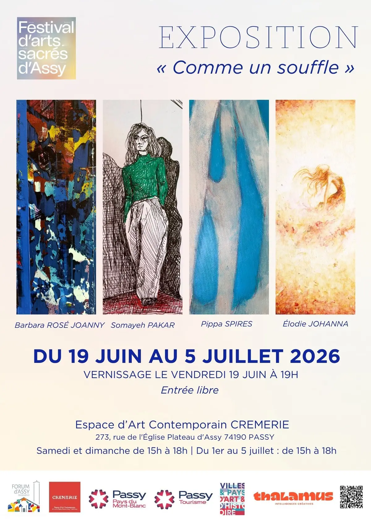 Exposition collective « Comme un souffle » 
