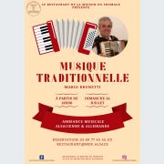 Ambiance alsacienne avec Mario Brunetti accordéoniste
