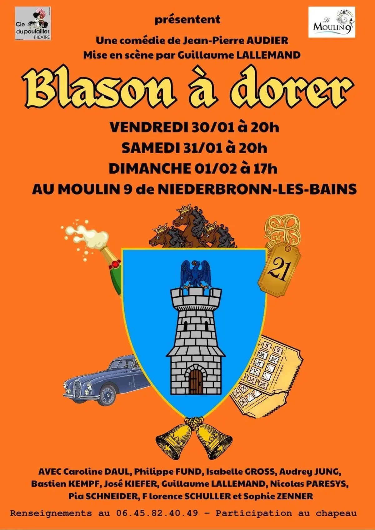 Blason à dorer