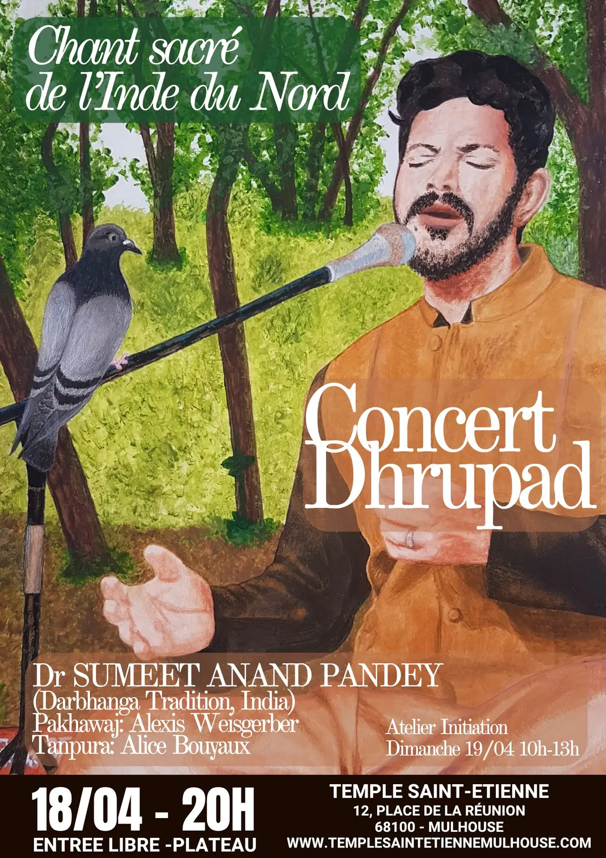 Concert de Dhrupad - Chant sacré de l'Inde du Nord - Par Dr Sumeet Anand