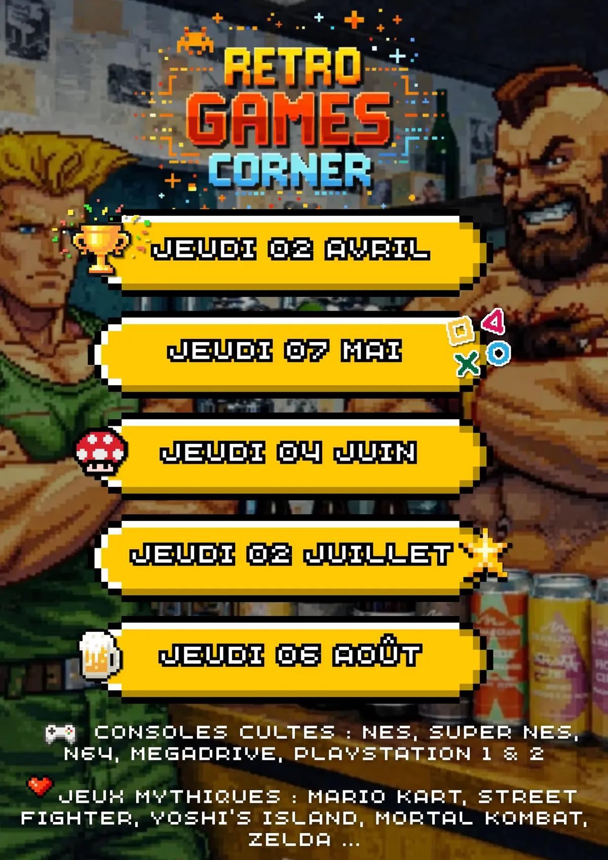 Rendez-vous Rétro Gaming à la Guinguette