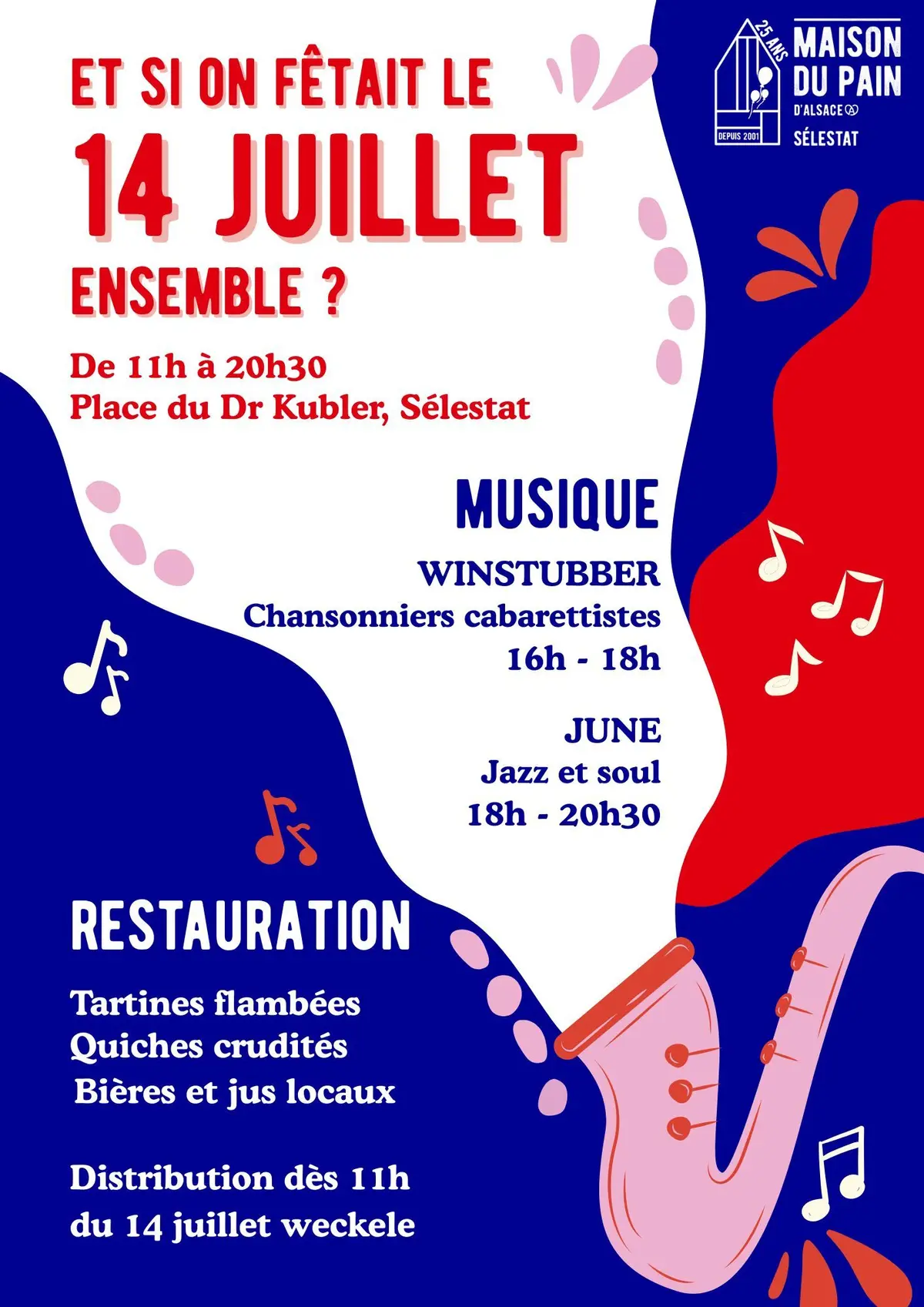 Et si on fêtait le 14 juillet ensemble ?