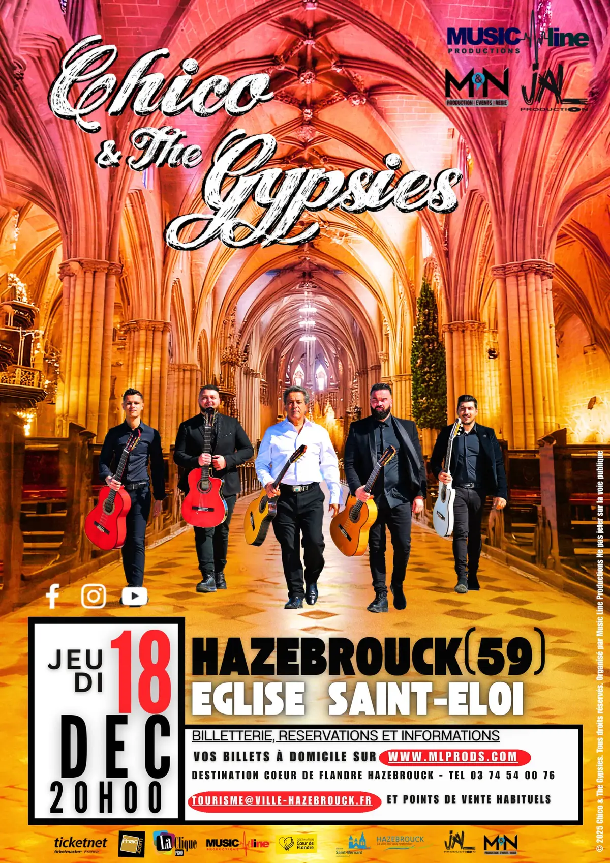 Chico & The Gypsies  - Églises et Cathédrales 2025