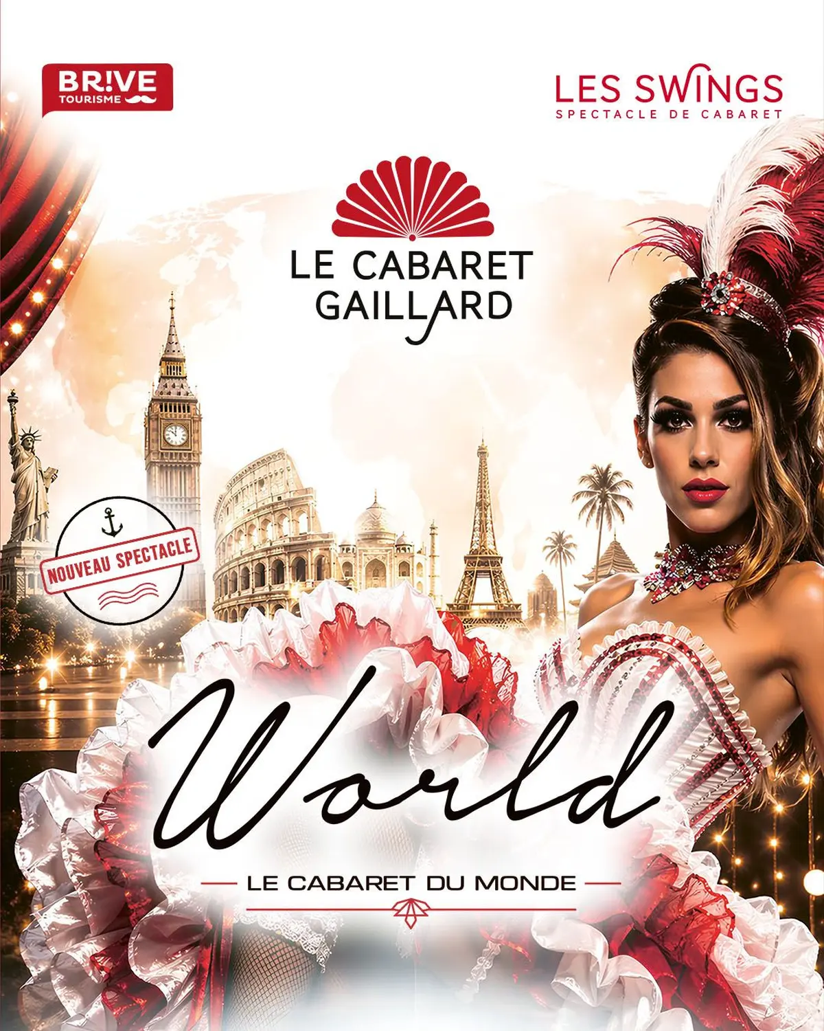WORLD, LE CABARET DU MONDE - Dîner Spectacle - 04/12/26
