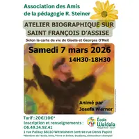 Atelier biographique sur Saint François d’Assise &copy; Association des Amis de la pédagogie R. Steiner