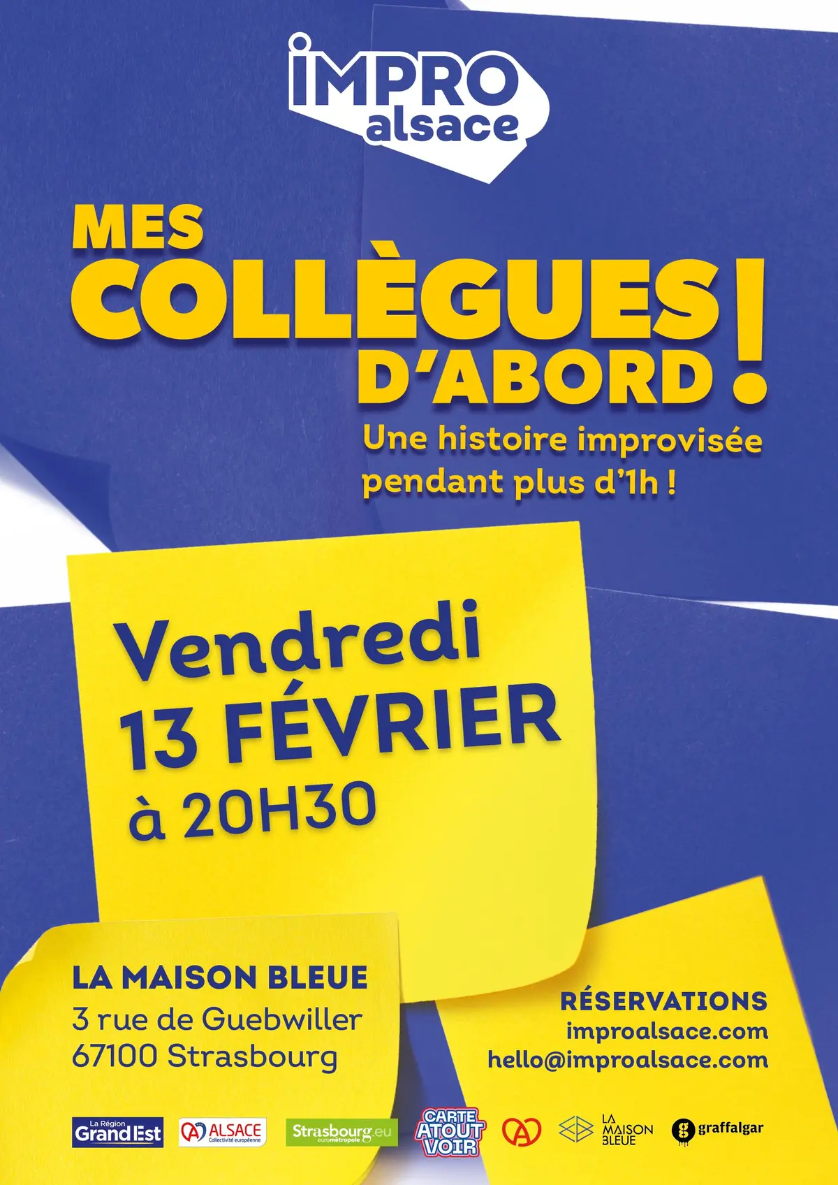 Show d'IMPRO Alsace : Mes collègues d'abord
