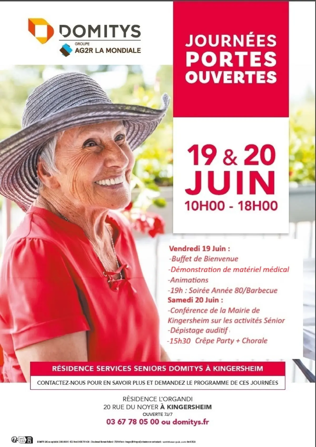 Journées Portes Ouvertes - Résidence Seniors l'Organdi à Kingersheim