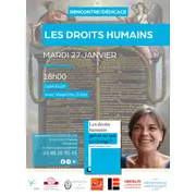 Les droits humains, qu'est-ce que ça change ?, conférence avec Valentine Zuber