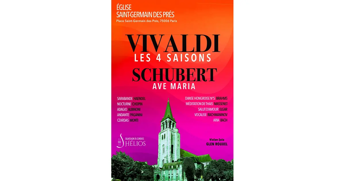 Les 4 Saisons de Vivaldi, Ave Maria et Célèbres Adagios