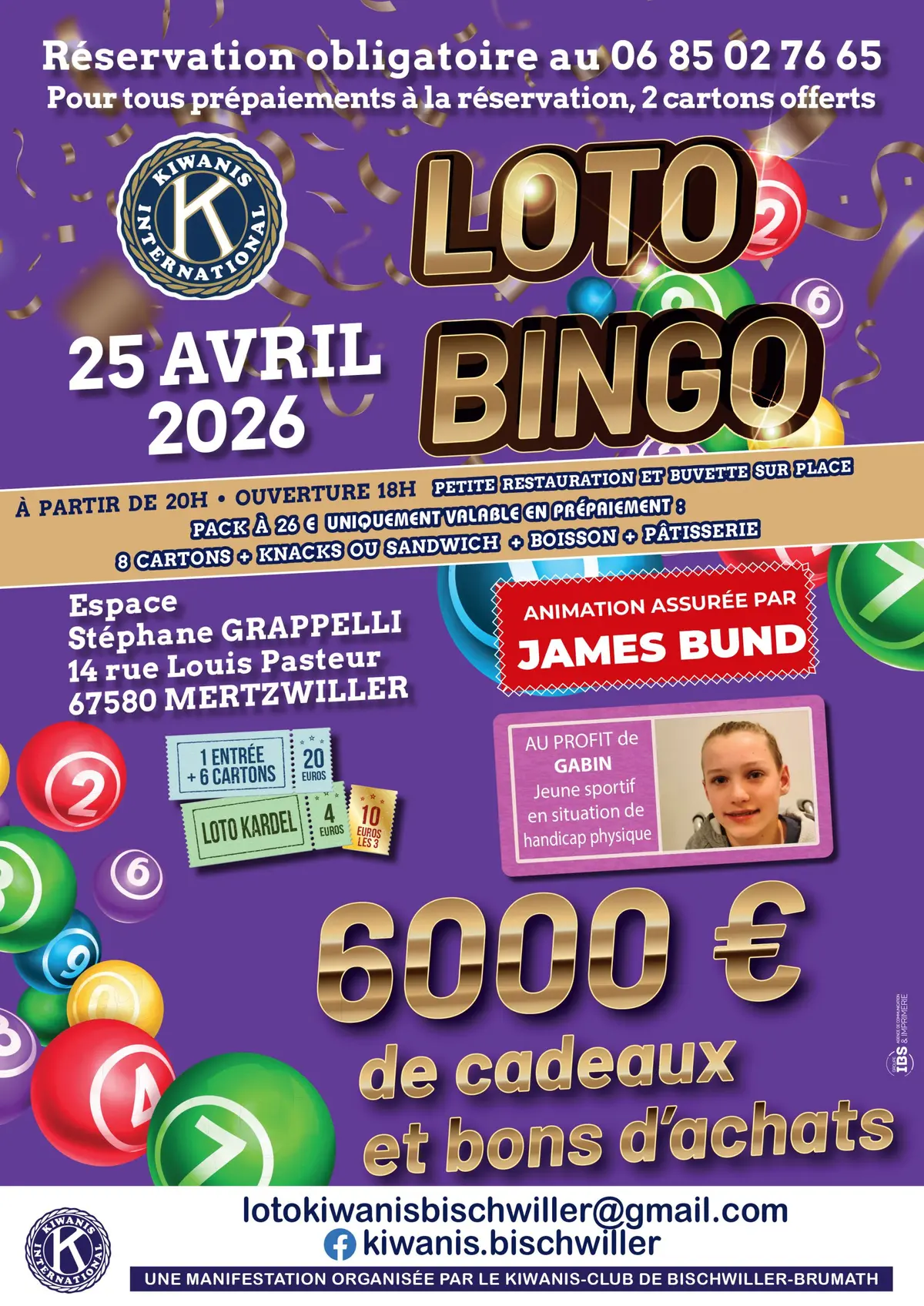 Le Loto-Bingo du Kiwanis