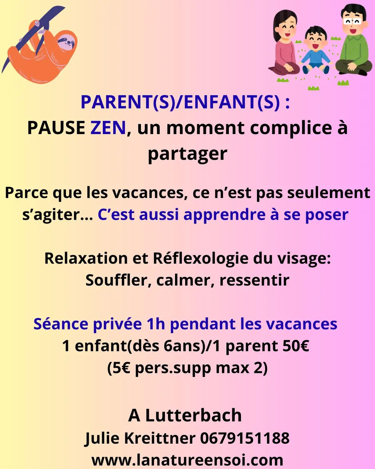 Relaxation parents/enfants