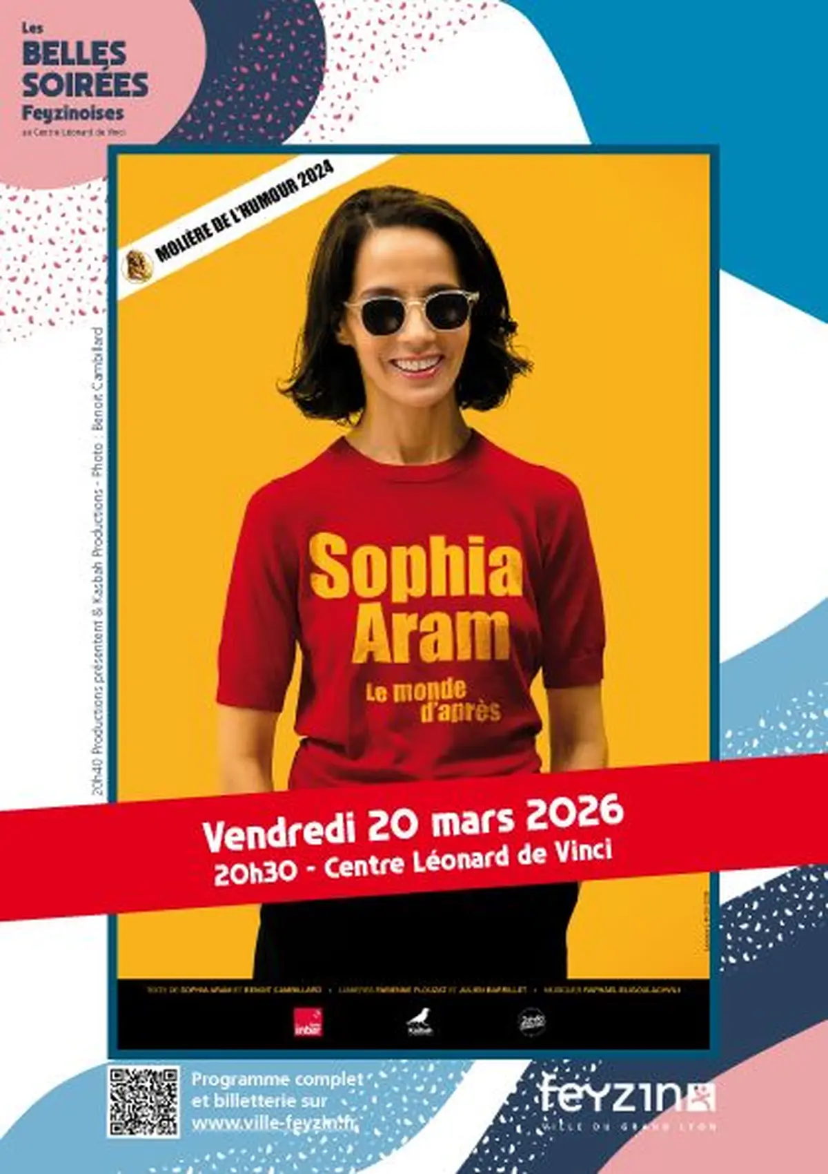 Les belles soirées Feyzinoises : Sophia Aram