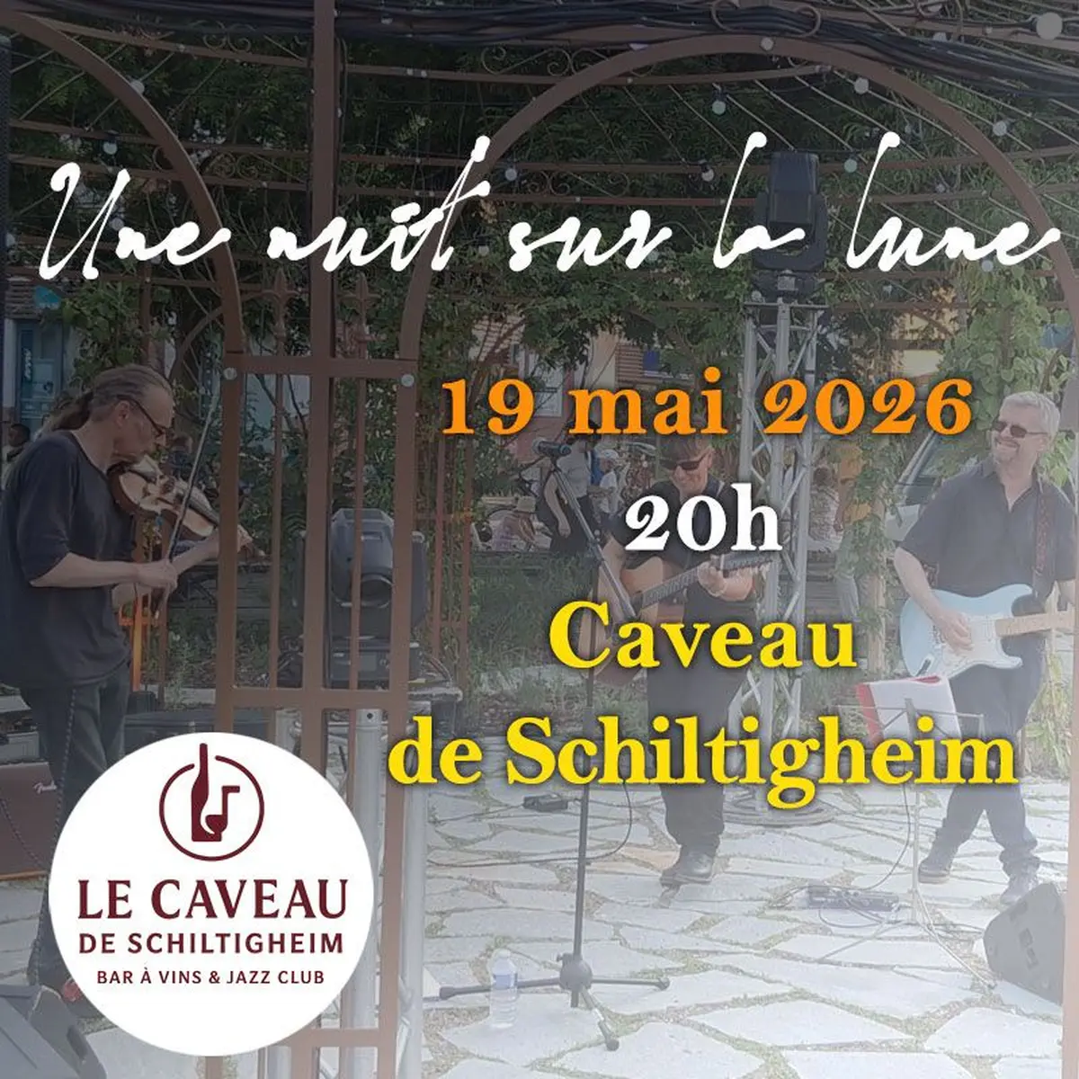 Concert d'Une Nuit Sur La Lune au caveau de Schiltigheim