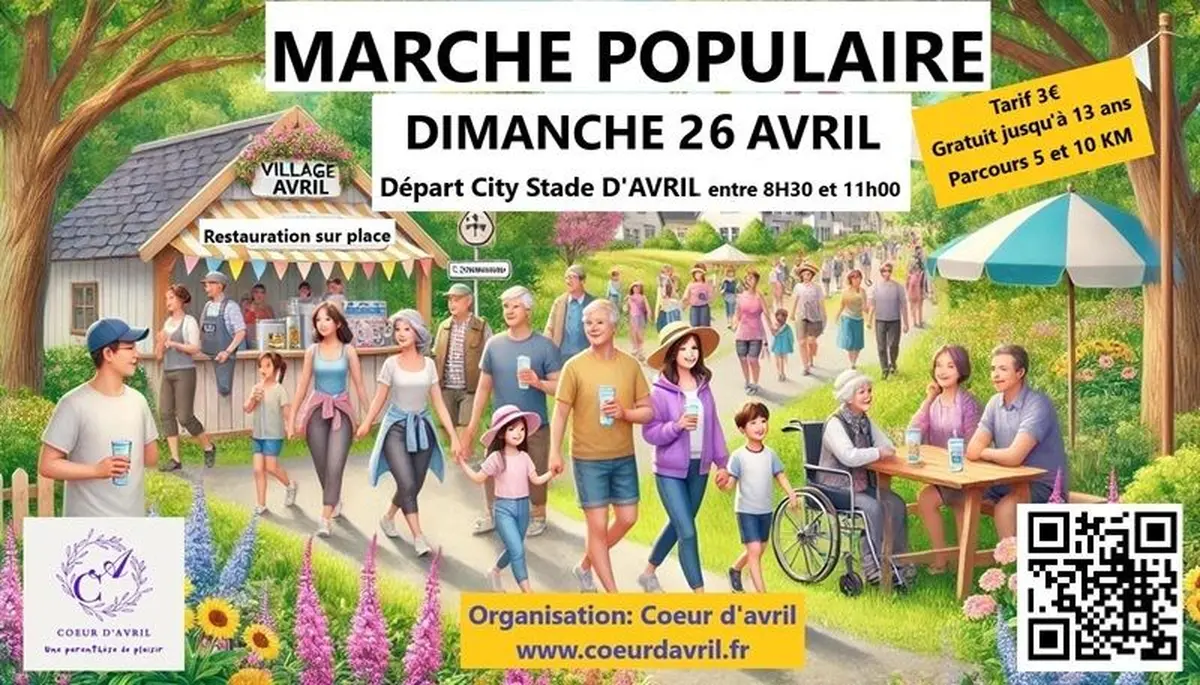 Marche Populaire Les Pas sont d'AVRIL