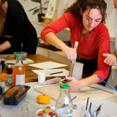 Atelier brunch céramique Noël