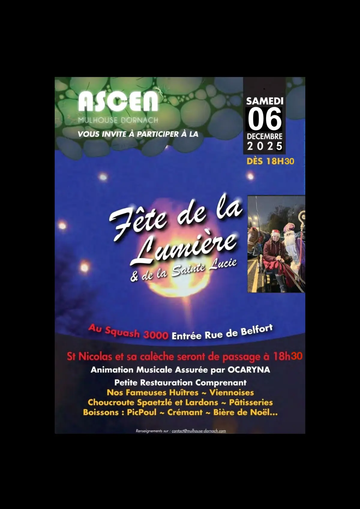 Fête de la Lumière à Mulhouse Dornach : Convivialité et Gourmandises !