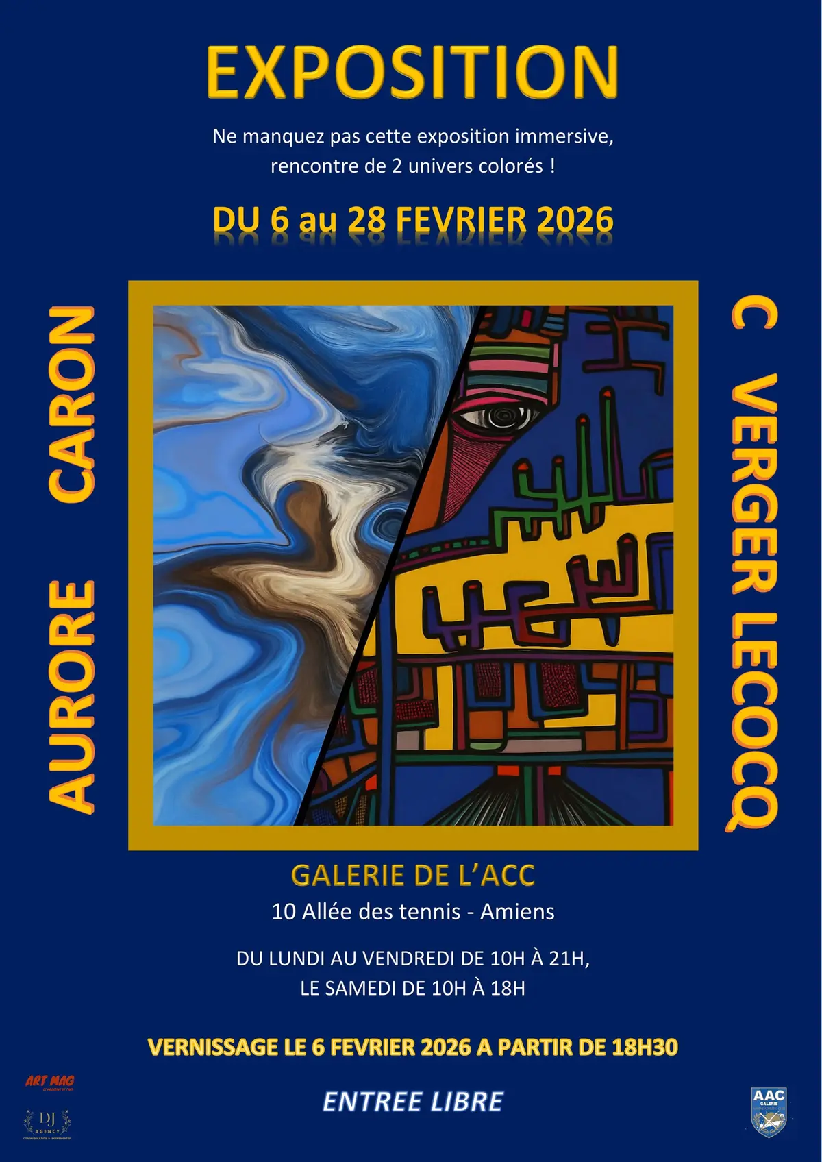 Exposition d'Art - Aurore Caron et Christophe Verger Lecoq