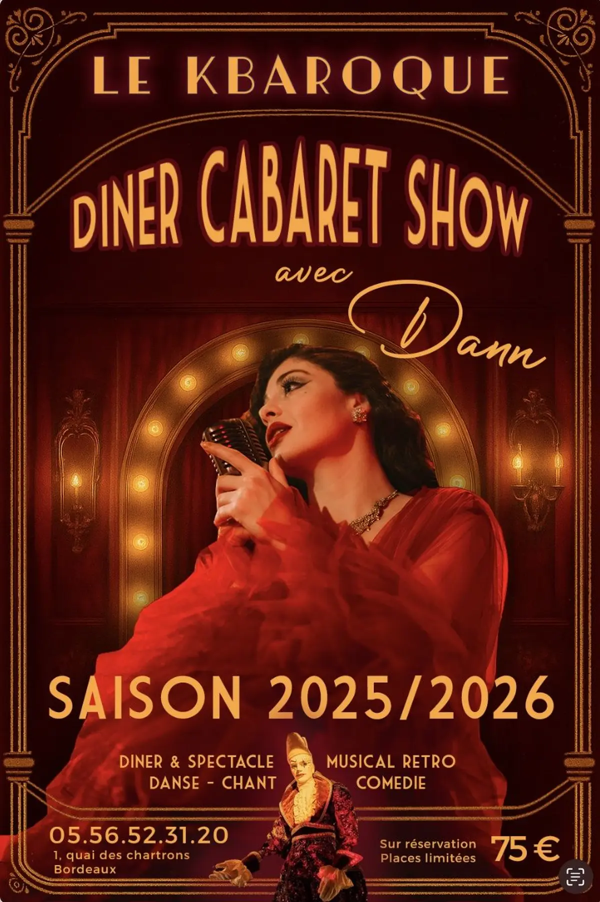 Diner Spectacle à Bordeaux