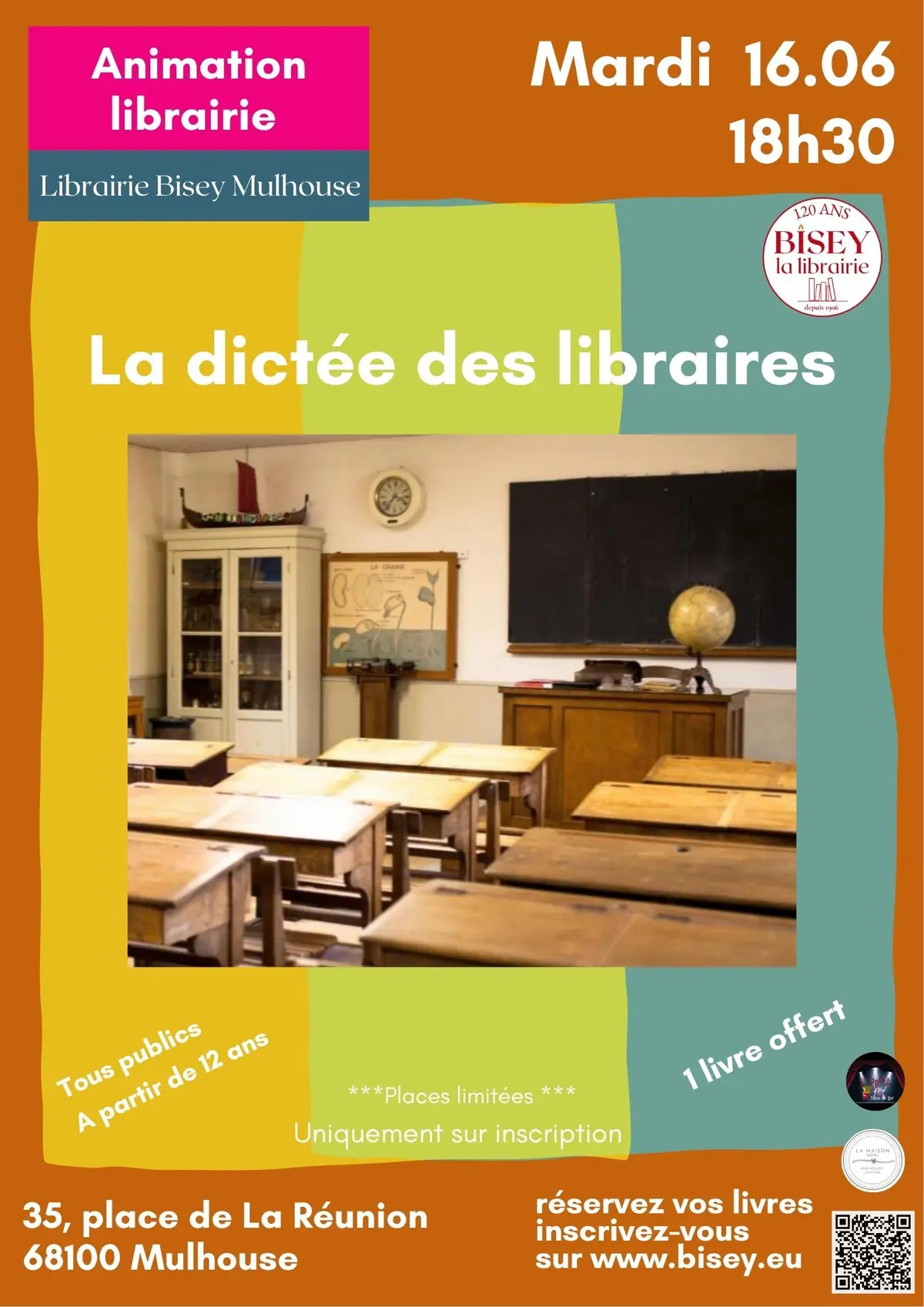 Animation librairie - La dictée des libraires