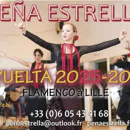 Cours de danse Flamenco Peña Estrella Lille Nord Pas de Calais Picardie HDF