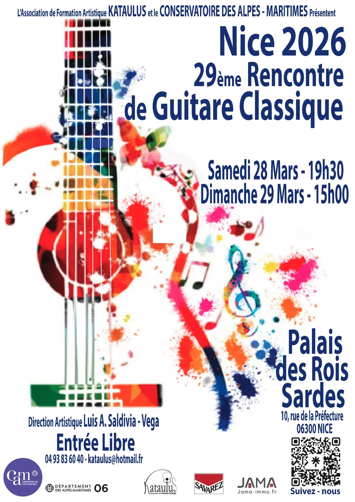 29ème Rencontre de Guitare Classique à Nice