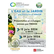 Soirée d'information : L'eau et le jardin, une histoire d'amour